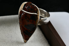 Load image into Gallery viewer, Sterling Silver Native American Arrowhead Hand Made Coin Ring Size 7.5
