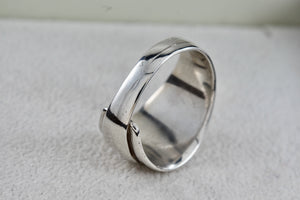 Sterling Silver Handmade Spoon Ring Size 11