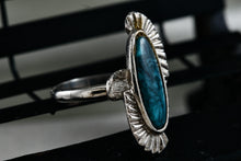 Load image into Gallery viewer, Costume Oval Blue Lapis Fashion Adjustable Ring Size 7
