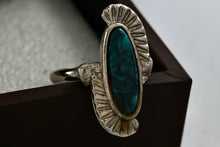 Load image into Gallery viewer, Costume Oval Blue Lapis Fashion Adjustable Ring Size 7
