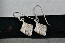 Load image into Gallery viewer, Lisa Lee Creation Sterling Silver Seashell Dangle Hook Earrings
