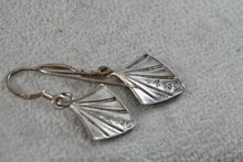 Load image into Gallery viewer, Lisa Lee Creation Sterling Silver Seashell Dangle Hook Earrings
