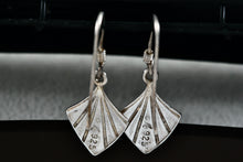 Load image into Gallery viewer, Lisa Lee Creation Sterling Silver Seashell Dangle Hook Earrings
