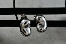 Load image into Gallery viewer, Sterling Silver Small Bean Stud Earrings
