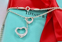 Load image into Gallery viewer, Tiffany &amp; Co. Elsa Peretti Open Hearts Lariat 16-18&quot; Necklace
