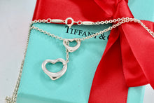 Load image into Gallery viewer, Tiffany &amp; Co. Elsa Peretti Open Hearts Lariat 16-18&quot; Necklace

