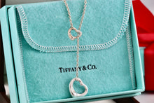 Load image into Gallery viewer, Tiffany &amp; Co. Elsa Peretti Open Hearts Lariat 16-18&quot; Necklace

