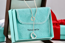 Load image into Gallery viewer, Tiffany &amp; Co. Elsa Peretti Open Hearts Lariat 16-18&quot; Necklace
