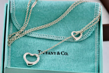 Load image into Gallery viewer, Tiffany &amp; Co. Elsa Peretti Open Hearts Lariat 16-18&quot; Necklace
