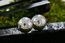 Load image into Gallery viewer, NF Sterling Silver Golf Ball Dome Round Stud Earrings Thailand
