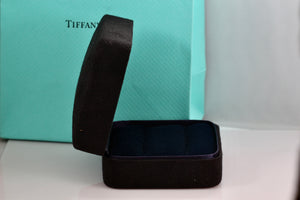 Tiffany & Co. Large Royal Blue Engagement Ring Presentation Box