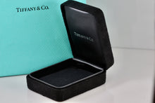 Load image into Gallery viewer, Tiffany &amp; Co. Small Black Suede Silk Necklace Presentation Box Packaging
