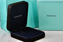 Load image into Gallery viewer, Tiffany &amp; Co. Large Black Suede Royal Blue Presentation Box Packaging
