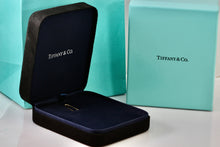 Load image into Gallery viewer, Tiffany &amp; Co. Large Black Suede Royal Blue Presentation Box Packaging
