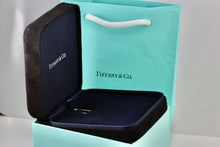 Load image into Gallery viewer, Tiffany &amp; Co. Large Black Suede Royal Blue Presentation Box Packaging
