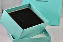 Load image into Gallery viewer, Tiffany &amp; Co. Large Black Suede Royal Blue Presentation Box Packaging
