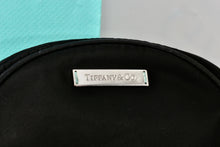 Load image into Gallery viewer, Tiffany &amp; Co. Small Black &amp; Teal Blue Make-Up Bag Purse
