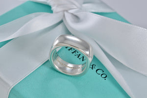 Tiffany & Co. Silver Square Cushion Ring Size 6.5