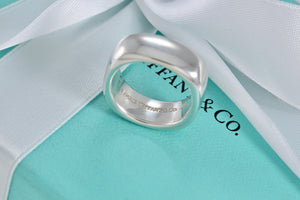 Tiffany & Co. Silver Square Cushion Ring Size 6.5