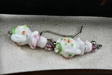 Load image into Gallery viewer, Hand Made Porcelain Ceramic Dangle Tea Pot Costume Earrings
