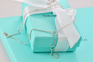 Tiffany & Co. Multi Circles Dangling Drop 16.5" Necklace