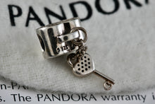 Load image into Gallery viewer, Pandora Silver Lock of Love Bead Charm Pendant (791429CZ)
