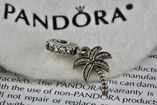 Load image into Gallery viewer, Pandora Silver Sparkling Palm Tree Bead Charm Pendant (791540CZ)
