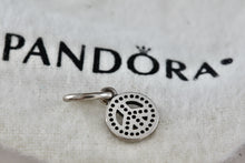 Load image into Gallery viewer, Pandora Silver Symbol of Peace Bead Charm Pendant (791308CZ)
