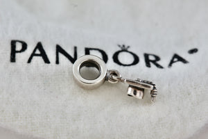 Pandora Silver Dangle Graduation Cap Bead Charm Pendant (790270)