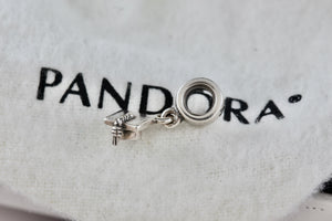 Pandora Silver Dangle Graduation Cap Bead Charm Pendant (790270)