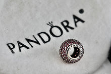 Load image into Gallery viewer, Pandora Silver Pave Lights Pink Crystal Bead Charm (791051CZS)
