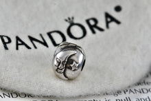 Load image into Gallery viewer, Pandora Silver Day &amp; Night Bead Clip Charm Pendant (791208CZ)
