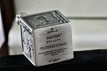 Load image into Gallery viewer, Hallmark Peanuts 5 Decades of Snoopy Cube Pewter Commemorative Figurine
