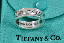 Load image into Gallery viewer, Tiffany &amp; Co. 1837 Silver Wide Band Ring Men Size 10
