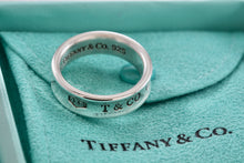 Load image into Gallery viewer, Tiffany &amp; Co. 1837 Silver Wide Band Ring Men Size 10
