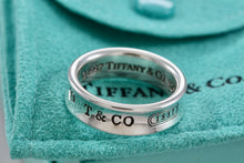 Load image into Gallery viewer, Tiffany &amp; Co. 1837 Silver Wide Band Ring Men Size 10
