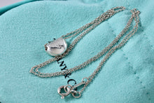 Load image into Gallery viewer, Tiffany &amp; Co. Elsa Peretti Silver Small 11mm Bean Pendant Necklace
