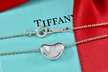 Load image into Gallery viewer, Tiffany &amp; Co. Elsa Peretti Silver Small 11mm Bean Pendant Necklace
