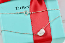 Load image into Gallery viewer, Tiffany &amp; Co. Elsa Peretti Silver Small 11mm Bean Pendant Necklace
