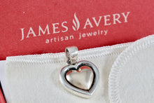 Load image into Gallery viewer, James Avery Vintage 14K Gold &amp; Silver Heart Charm Pendant
