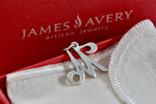 Load image into Gallery viewer, James Avery Sterling Silver Alphabet Letter "M" Charm Pendant

