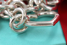 Load image into Gallery viewer, Tiffany &amp; Co. Silver Heart Clasp 12mm Link Bracelet
