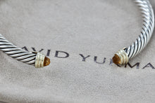 Load image into Gallery viewer, David Yurman 14K Gold &amp; Sterling Silver Citrine Classic Cable 5mm Bracelet
