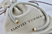 Load image into Gallery viewer, David Yurman 14K Gold &amp; Sterling Silver Citrine Classic Cable 5mm Bracelet
