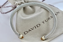 Load image into Gallery viewer, David Yurman 14K Gold &amp; Sterling Silver Citrine Classic Cable 5mm Bracelet
