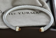 Load image into Gallery viewer, David Yurman 14K Gold &amp; Sterling Silver Citrine Classic Cable 5mm Bracelet

