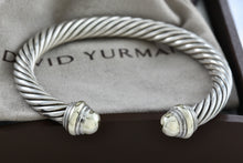 Load image into Gallery viewer, David Yurman 14K Yellow Gold &amp; Sterling Silver Classic Cable 7mm Bracelet
