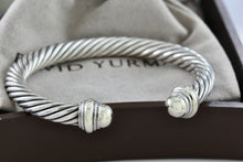 Load image into Gallery viewer, David Yurman 14K Yellow Gold &amp; Sterling Silver Classic Cable 7mm Bracelet
