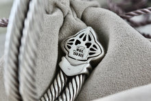 Load image into Gallery viewer, David Yurman Quatrefoil Silver &amp; 18k Carved Onyx Double Cable Cuff Bracelet
