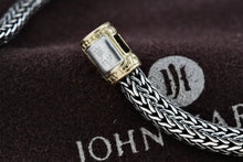 Load image into Gallery viewer, John Hardy Sterling Silver &amp; 18k Yellow Gold Woven Cable 8" Bracelet
